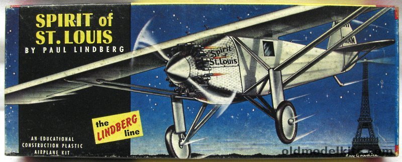 Lindberg 1/48 Ryan NYP - Spirit of St. Louis, 520-98 plastic model kit